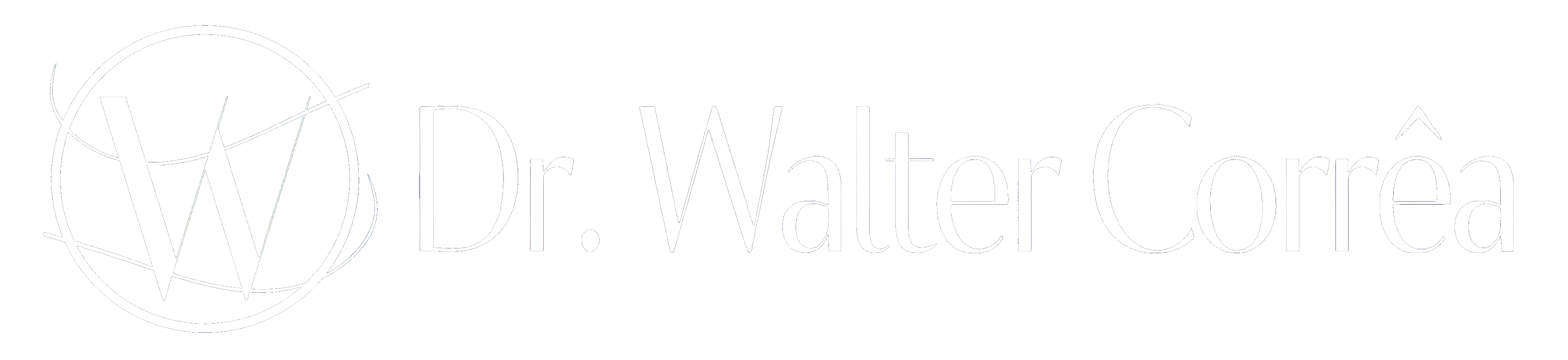 Logo Walter Corrêa Odontologia(um W circulado)